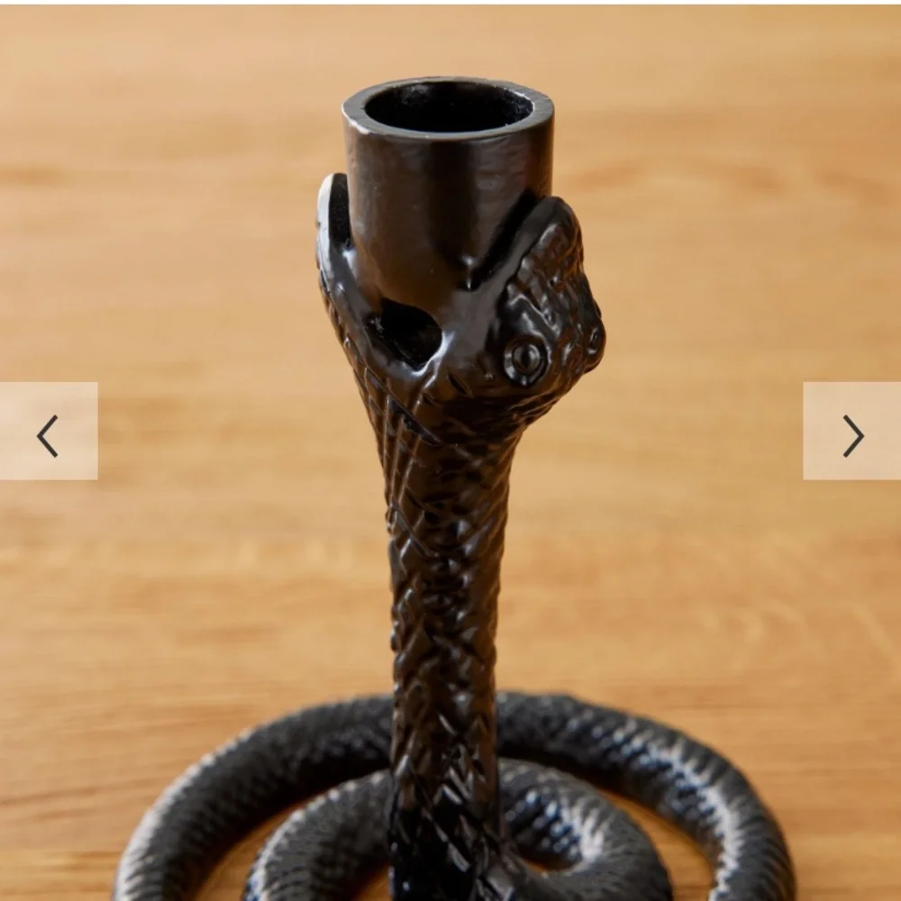 West Elm Metal Snake Taper Holders